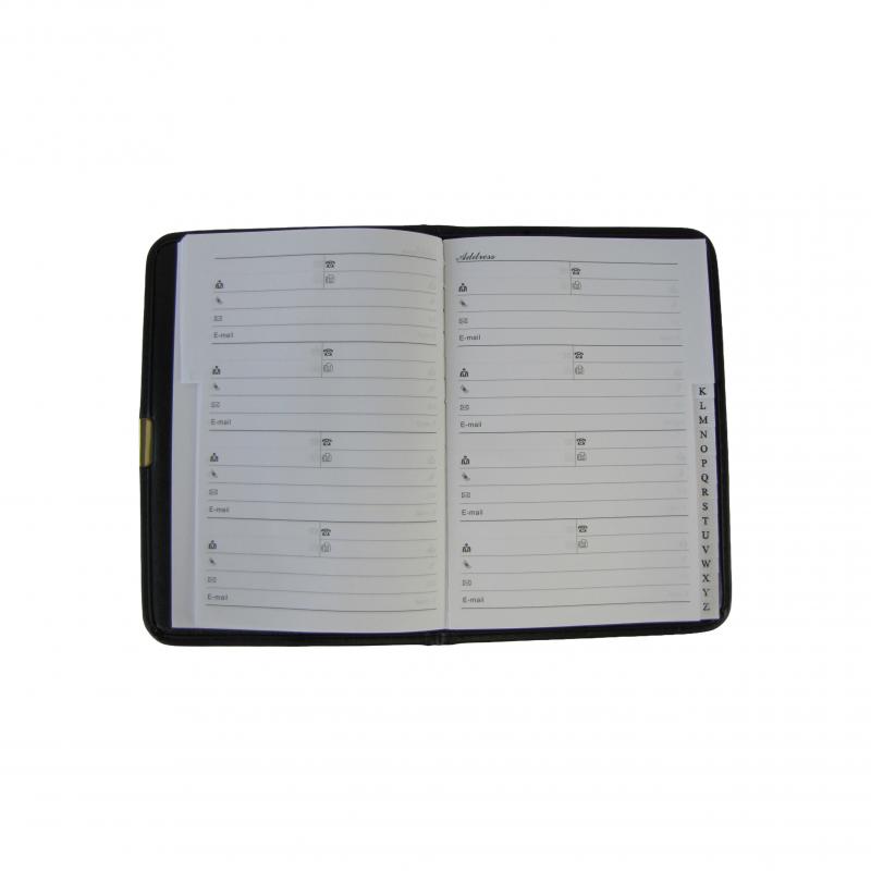 Adresownik czarny 13x19cm (10sztuk)